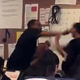 Marston Riley punches his 14-year-old student after being repeatedly provoked